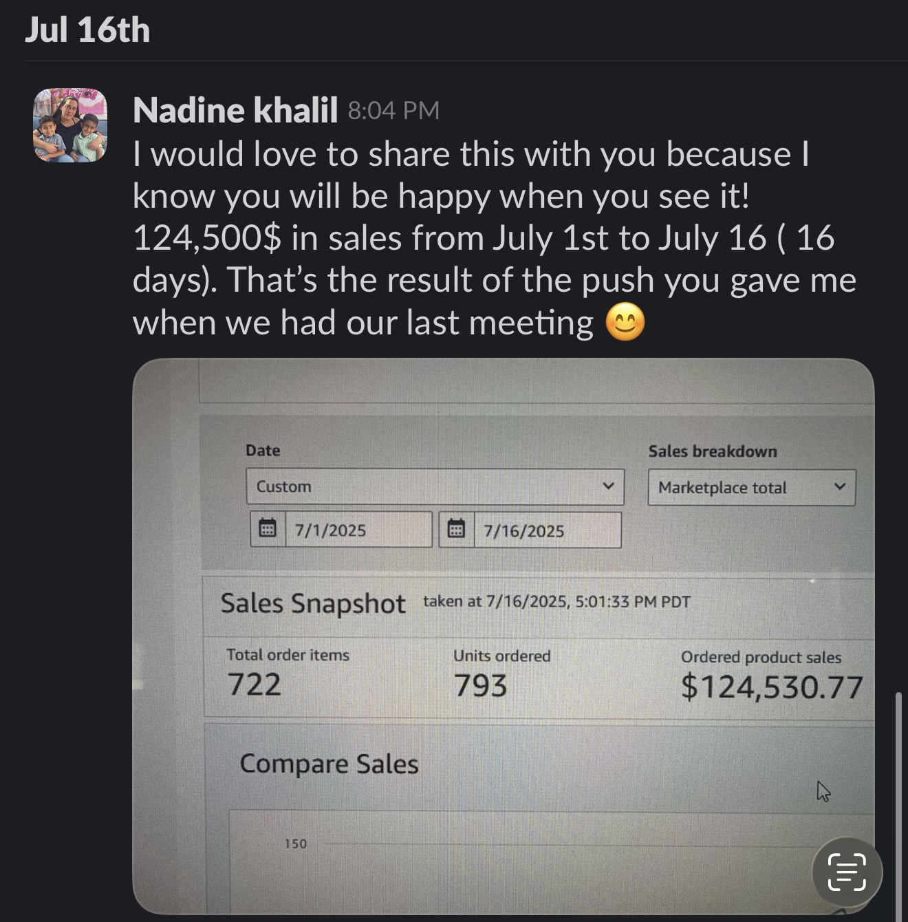 Nadine Khalil result screenshot